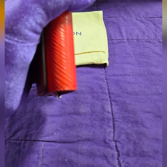 Louis Vuitton Red Epi Coquelicot Twist Lock Compact Wallet with Silver Logo - Picture 6 of 15